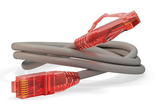 Патч-корд Hyperline PC-LPM-UTP-RJ45-RJ45-C5E-2M-LSZH-GY UTP RJ-45 вил.-вилка RJ-45 кат.5E 2м серый LSZH 24AWG
