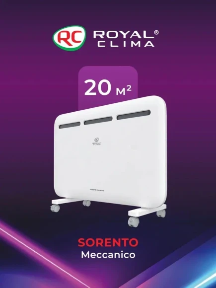 Конвектор Royal Clima Sorento Meccanico REC-S1500M 1500Вт белый Конвектор Royal Clima Sorento Meccanico REC-S1500M 1500Вт белый