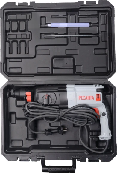 Перфоратор Ресанта П-32-1000К патрон:SDS-plus уд.:5.2Дж 1000Вт (кейс в комплекте)