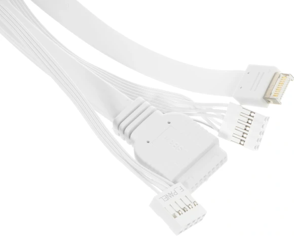 Корпус Deepcool CH160 белый без БП miniITX 7x120mm 1xUSB3.0 audio bott PSU