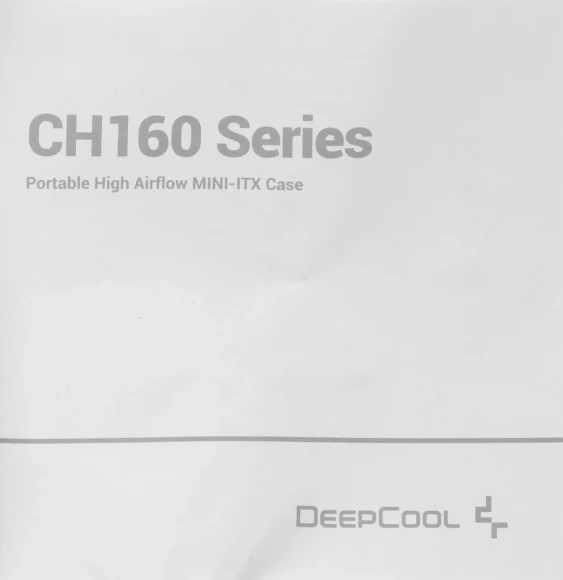 Корпус Deepcool CH160 белый без БП miniITX 7x120mm 1xUSB3.0 audio bott PSU