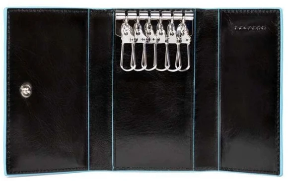 Ключница Piquadro Blue Square PC1396B2/N черный натур.кожа