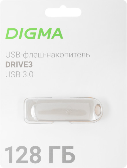 Флеш Диск Digma 128Gb DRIVE3 DGFUM128A30SR USB3.0 серебристый Флеш Диск Digma 128Gb DRIVE3 DGFUM128A30SR USB3.0 серебристый
