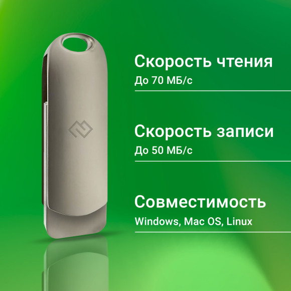 Флеш Диск Digma 128Gb DRIVE3 DGFUM128A30SR USB3.0 серебристый Флеш Диск Digma 128Gb DRIVE3 DGFUM128A30SR USB3.0 серебристый