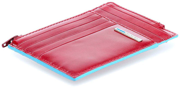 Чехол для кредитных карт Piquadro Blue Square PU1243B2R/R красный натур.кожа