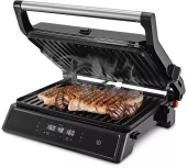 Электрогриль Kitfort КТ-3682 2000Вт черный/серебристый Электрогриль Kitfort КТ-3682 2000Вт черный/серебристый