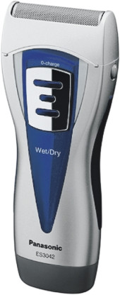 Бритва сетчатая Panasonic ES3042 реж.эл.:1 питан.:аккум. серебристый/синий Бритва сетчатая Panasonic ES3042 реж.эл.:1 питан.:аккум. серебристый/синий