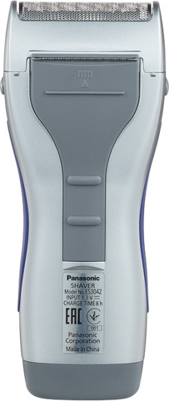 Бритва сетчатая Panasonic ES3042 реж.эл.:1 питан.:аккум. серебристый/синий Бритва сетчатая Panasonic ES3042 реж.эл.:1 питан.:аккум. серебристый/синий