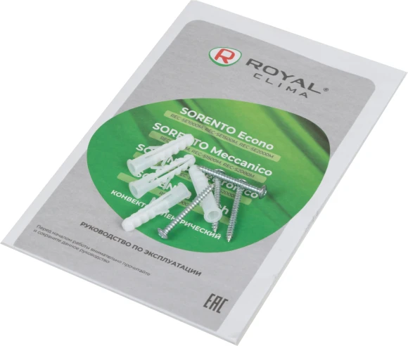 Конвектор Royal Clima Sorento Meccanico REC-S1000M 1000Вт белый