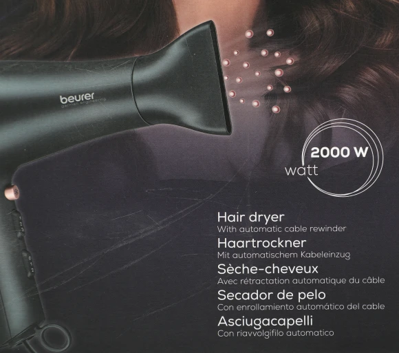 Фен Beurer HC55 2000Вт черный (586.21)