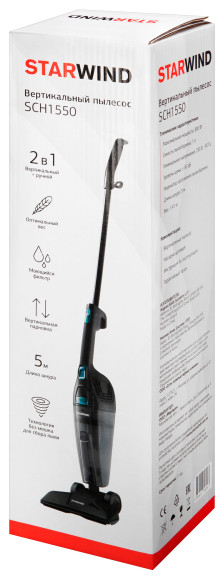 Пылесос ручной Starwind SCH1550 800Вт черный Пылесос ручной Starwind SCH1550 800Вт черный