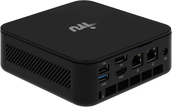 Неттоп IRU Planio 325 Ryzen 5 3500U (2.1) 8Gb SSD256Gb Vega 8 FreeDOS GbitEth WiFi BT 65W черный (2105298)