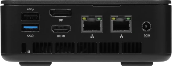 Неттоп IRU Planio 325 Ryzen 5 3500U (2.1) 8Gb SSD256Gb Vega 8 FreeDOS GbitEth WiFi BT 65W черный (2105298)