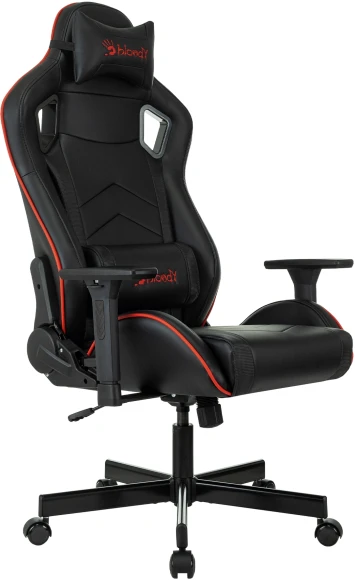 Кресло игровое A4Tech Bloody GC-840 черный сиденье черный эко.кожа с подголов. крестов. металл черный пластик черный (комплект 1шт)