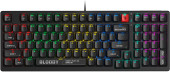 Клавиатура A4Tech S98 механическая черный USB for gamer LED (S98 BLACK) кабель 1.8м