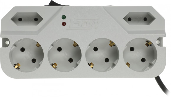 Сетевой фильтр Most CHV 5м (6 розеток) белый (коробка)