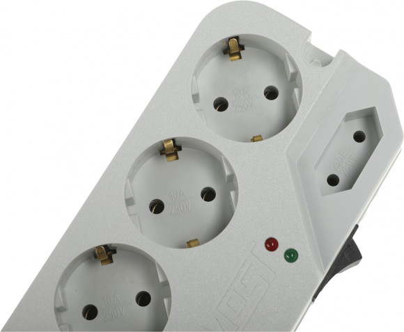 Сетевой фильтр Most CHV 5м (6 розеток) белый (коробка)