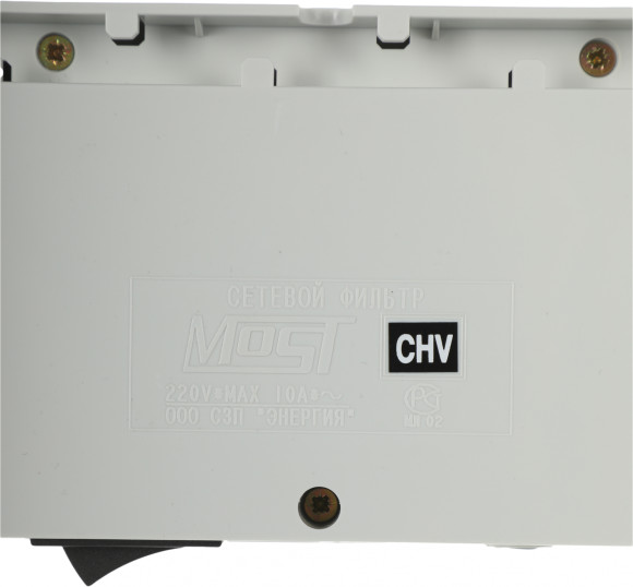 Сетевой фильтр Most CHV 5м (6 розеток) белый (коробка)