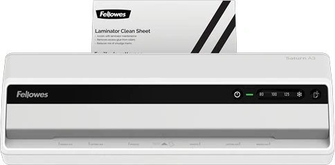 Ламинатор Fellowes Saturn серый/черный (FS-57360) A3 (75-125мкм) 50см/мин (2вал.) хол.лам. лам.фото