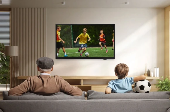 Телевизор LED Samsung 32" UE32F6000FUXRU черный FULL HD 60Hz DVB-T2 DVB-C DVB-S2 USB WiFi Smart TV