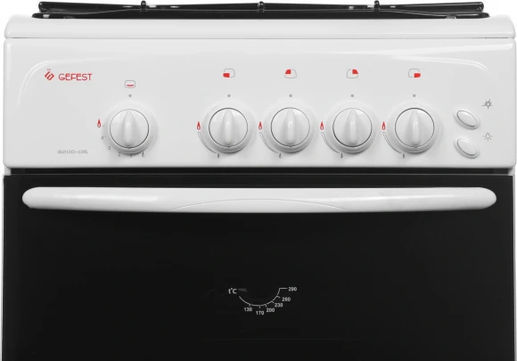 Плита Газовая Gefest ПГ 3200-06 К35 белый (без крышки) реш.сталь