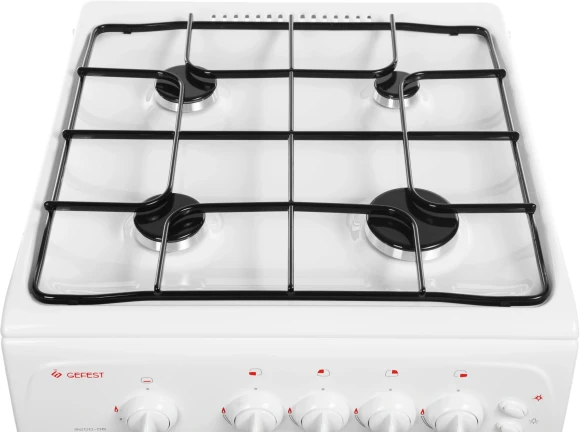 Плита Газовая Gefest ПГ 3200-06 К35 белый (без крышки) реш.сталь