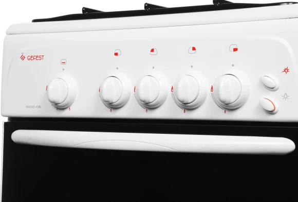 Плита Газовая Gefest ПГ 3200-06 К35 белый (без крышки) реш.сталь