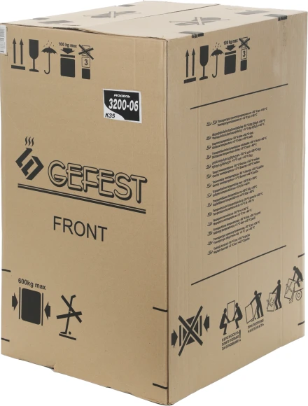 Плита Газовая Gefest ПГ 3200-06 К35 белый (без крышки) реш.сталь