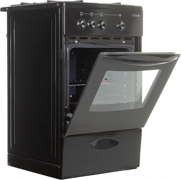 Плита Газовая Лысьва ГП 300 МС СТ-2у черный (без крышки) реш.сталь Плита Газовая Лысьва ГП 300 МС СТ-2у черный (без крышки) реш.сталь