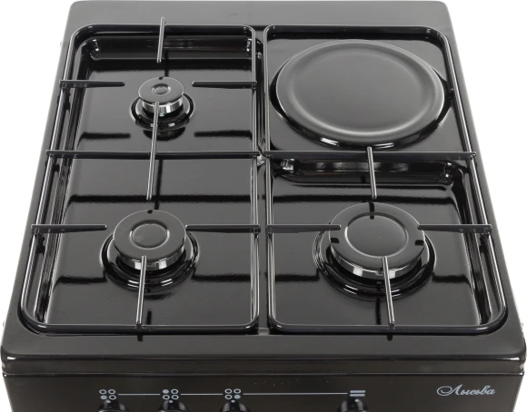 Плита Газовая Лысьва ГП 300 МС СТ-2у черный (без крышки) реш.сталь Плита Газовая Лысьва ГП 300 МС СТ-2у черный (без крышки) реш.сталь