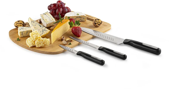 Набор ножей кухон. Rondell Bayoneta RD-2015 компл.:4предм. черный блистер Набор ножей кухон. Rondell Bayoneta RD-2015 компл.:4предм. черный блистер