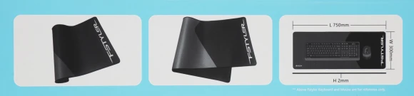 Коврик для мыши A4Tech FStyler FP70 XL черный 750x300x2мм (FP70 BLACK) Коврик для мыши A4Tech FStyler FP70 XL черный 750x300x2мм (FP70 BLACK)