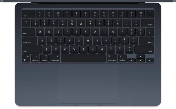 Ноутбук Apple MacBook Air A3113 M3 8 core 16Gb SSD256Gb/8 core GPU 13.6" Liquid Retina (2560x1664) macOS midnight WiFi BT Cam (MC8K4LL/A)