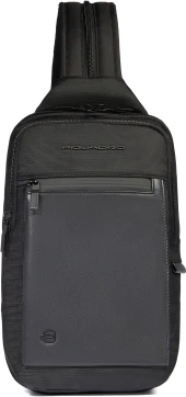 Рюкзак слинг мужской Piquadro Orion CA6625S136/VE хаки ткань/натур.кожа Рюкзак слинг мужской Piquadro Orion CA6625S136/VE хаки ткань/натур.кожа