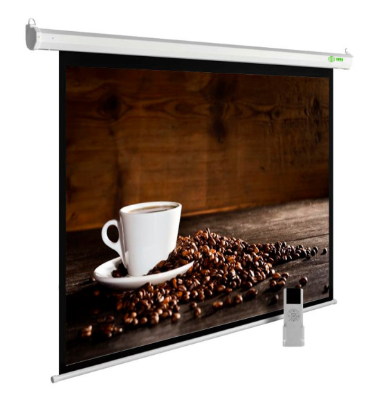 Экран Cactus 167" 300x300см MotoExpert CS-PSME-300x300-WT 1:1 настенно-потолочный рулонный белый (моторизованный привод)