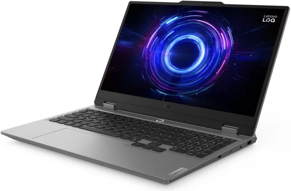 Ноутбук Lenovo LOQ 15IRX10 Core i5 13450HX 16Gb SSD512Gb NVIDIA GeForce RTX5050 8Gb 15.6" IPS FHD (1920x1080) без ОС grey WiFi BT Cam (83JE002BRK)