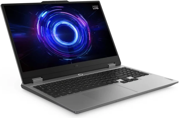 Ноутбук Lenovo LOQ 15IRX10 Core i5 13450HX 16Gb SSD512Gb NVIDIA GeForce RTX5050 8Gb 15.6" IPS FHD (1920x1080) без ОС grey WiFi BT Cam (83JE002BRK)