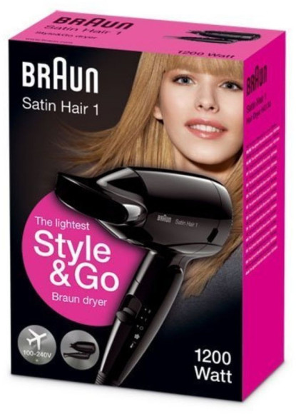 Фен Braun HD130 1200Вт черный Фен Braun HD130 1200Вт черный