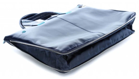 Деловая сумка Piquadro Blue Square CA4021B2/BLU2 с отделением для ноутбука 15.6" синяя натур.кожа