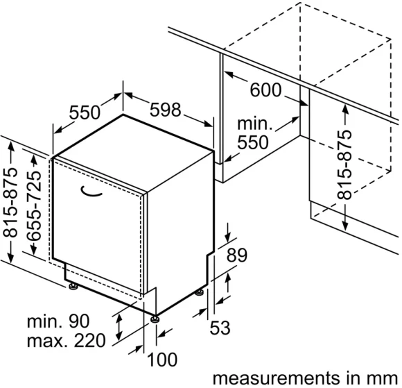 Посудомоечная машина встраив. Bosch Serie 2 SMV26DX00T 2400Вт полноразмерная инвертор Посудомоечная машина встраив. Bosch Serie 2 SMV26DX00T 2400Вт полноразмерная инвертор