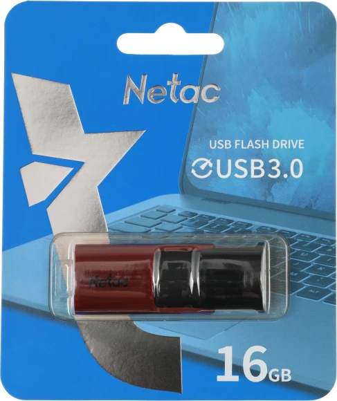 Флеш Диск Netac 16Gb U182 NT03U182N-016G-30RE USB3.0 красный/черный Флеш Диск Netac 16Gb U182 NT03U182N-016G-30RE USB3.0 красный/черный