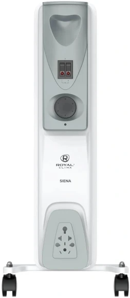 Радиатор масляный Royal Clima Siena ROR-S5-1000M 1000Вт белый/серый