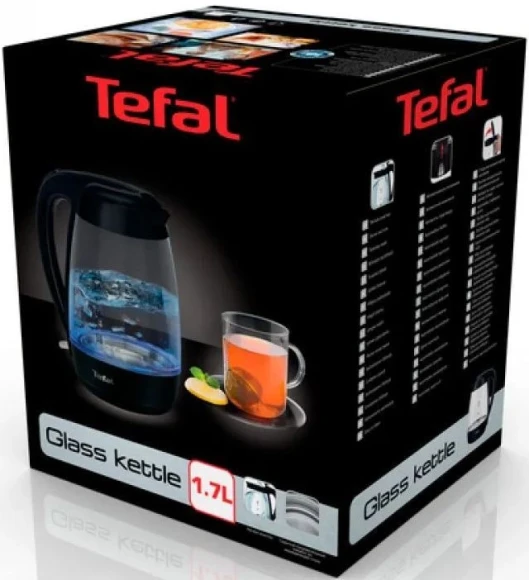 Чайник электрический Tefal KO450832 (8010000465) 1.7л. черный корпус: стекло/пластик (8010001400) Чайник электрический Tefal KO450832 (8010000465) 1.7л. черный корпус: стекло/пластик (8010001400)