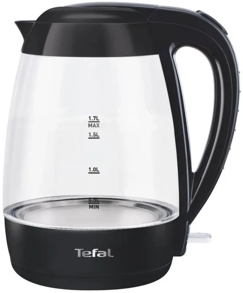 Чайник электрический Tefal KO450832 (8010000465) 1.7л. черный корпус: стекло/пластик (8010001400) Чайник электрический Tefal KO450832 (8010000465) 1.7л. черный корпус: стекло/пластик (8010001400)