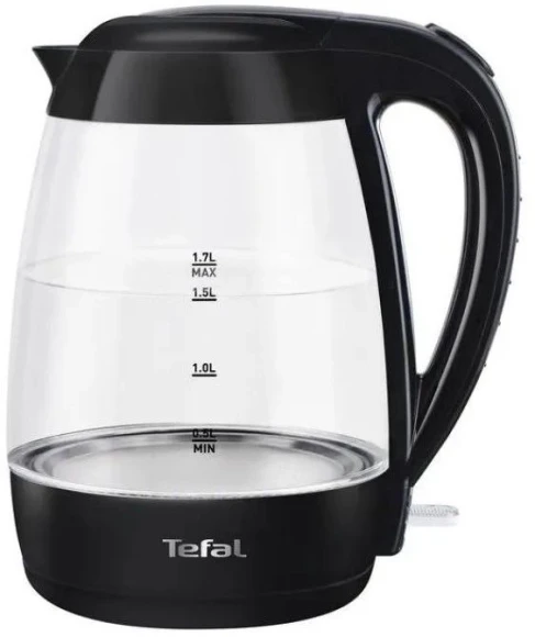 Чайник электрический Tefal KO450832 (8010000465) 1.7л. черный корпус: стекло/пластик (8010001400) Чайник электрический Tefal KO450832 (8010000465) 1.7л. черный корпус: стекло/пластик (8010001400)