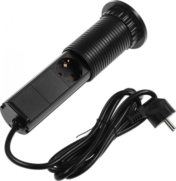 Сетевой разветвитель Premier 3R 1.8м (3 розетки) черный (коробка)