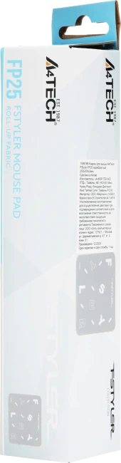 Коврик для мыши A4Tech FStyler FP25 Мини серый/белый 250x200x2мм (FP25 SILVER)