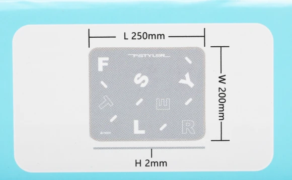 Коврик для мыши A4Tech FStyler FP25 Мини серый/белый 250x200x2мм (FP25 SILVER)