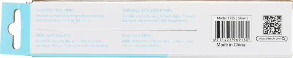 Коврик для мыши A4Tech FStyler FP25 Мини серый/белый 250x200x2мм (FP25 SILVER)