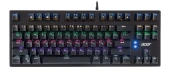 Клавиатура Acer OKW126 механическая черный USB Multimedia for gamer для ноутбука LED (ZL.KBDEE.00G) кабель 1.8м